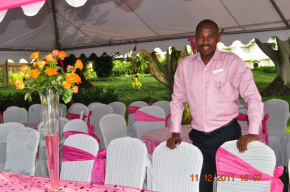 Seth Tumusiime,Serena Hotels, Rwanda, Hotelier,F&B Manager,Lake Kivi,Weeding,Organising,Event,Baqueting 